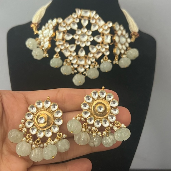 Pachi kundan choker set